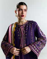 3-PC Unstitched Digital Printed Embroidered By Jugnu | SAGAR